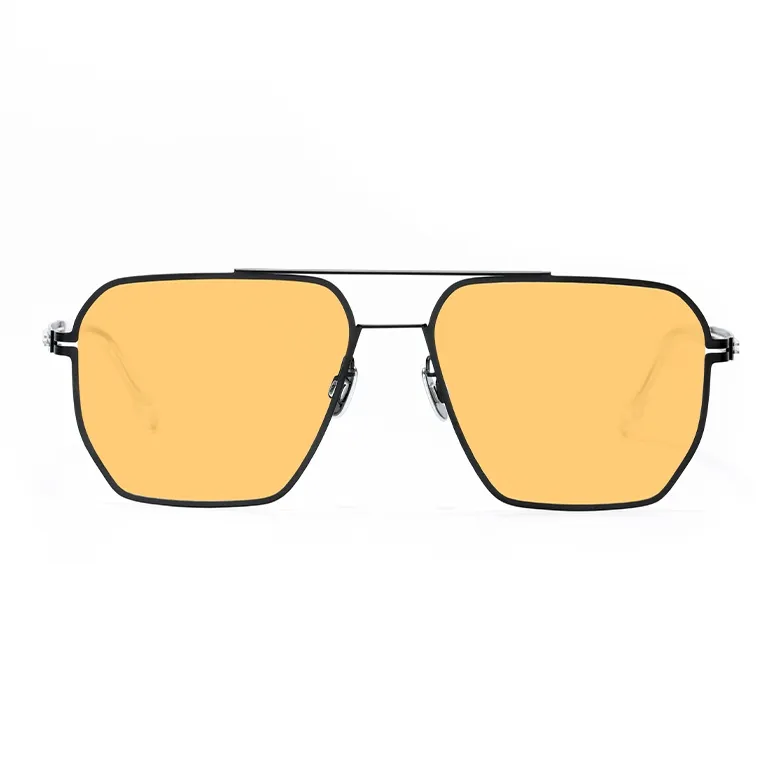 SUPER SUNG Alloy Irregular Shape Sunglasses Unisex-3