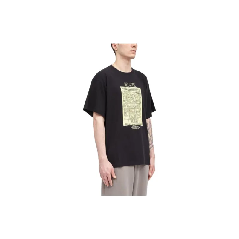 MM6 Maison Margiela SS24 Drop Shoulder Sleeve T Shirt Men's Black-2