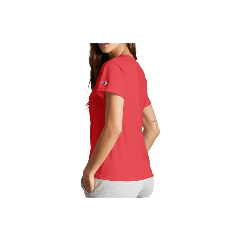 Champion T Shirt Unisex Red US Version-4