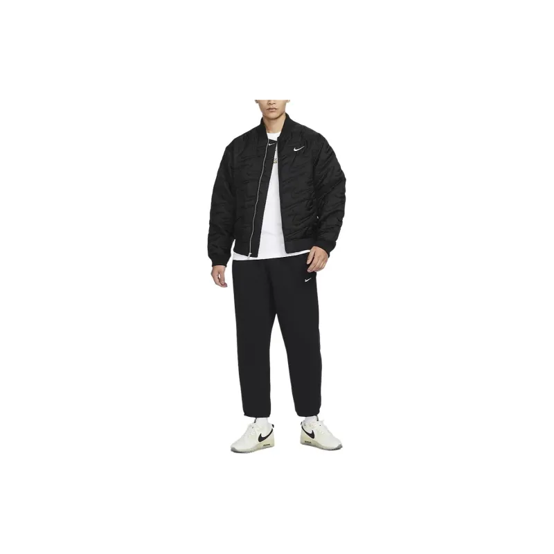Nike Sportswear Swoosh Jackets Coats Men's Black-3