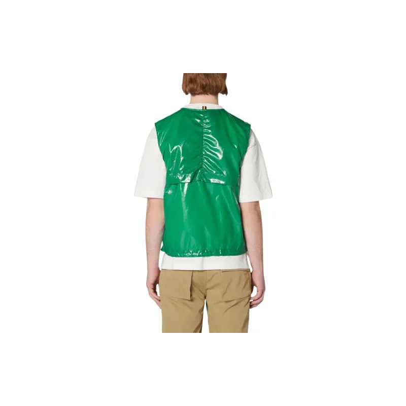 K WAY Vests Unisex Green-2