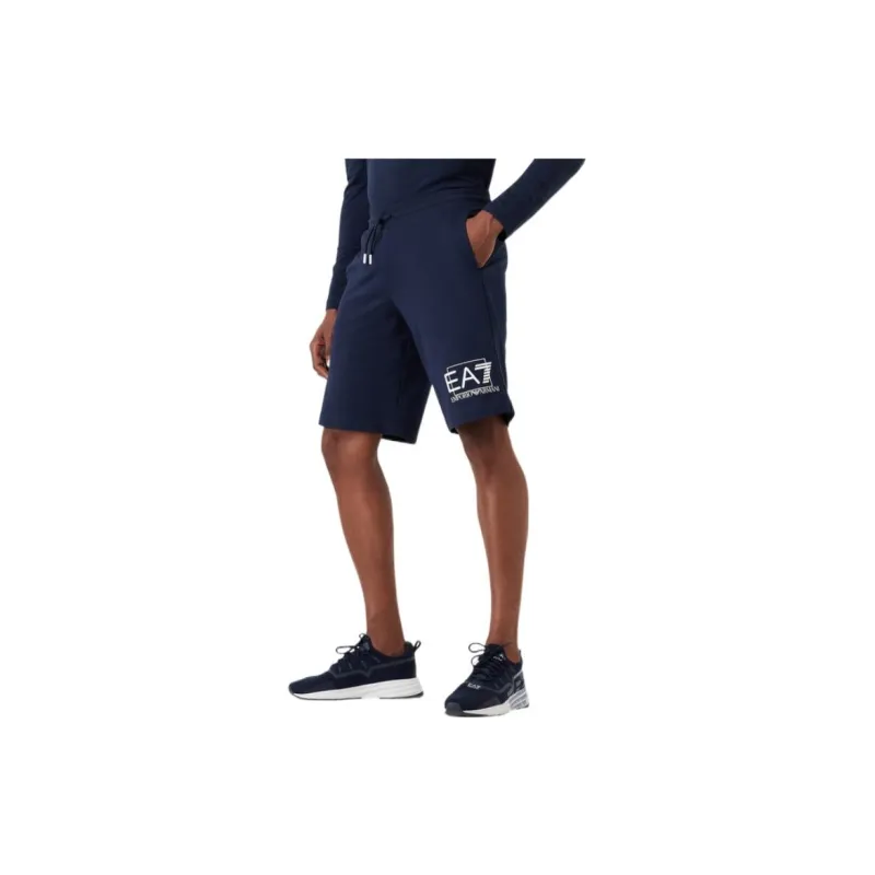 EMPORIO ARMANI Casual Shorts Men Navy Blue-3