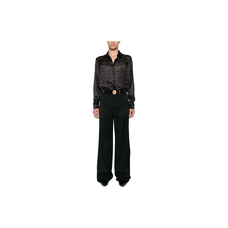 VERSACE Leopard print Shirt-1