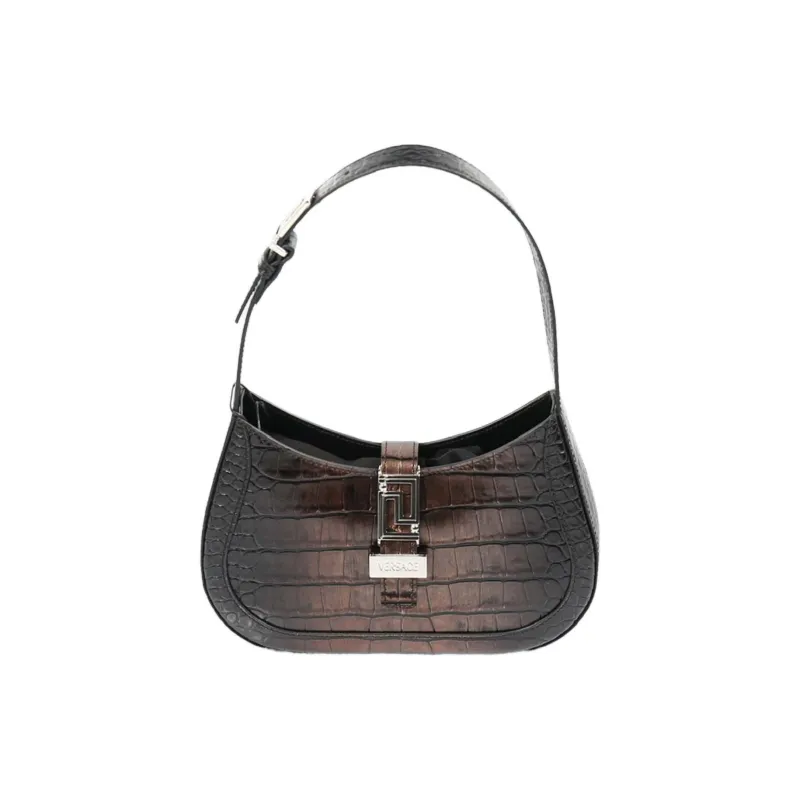 FANSIZHE Calfskin One Shoulder Handbag Small Size Women's Soil Tone-0