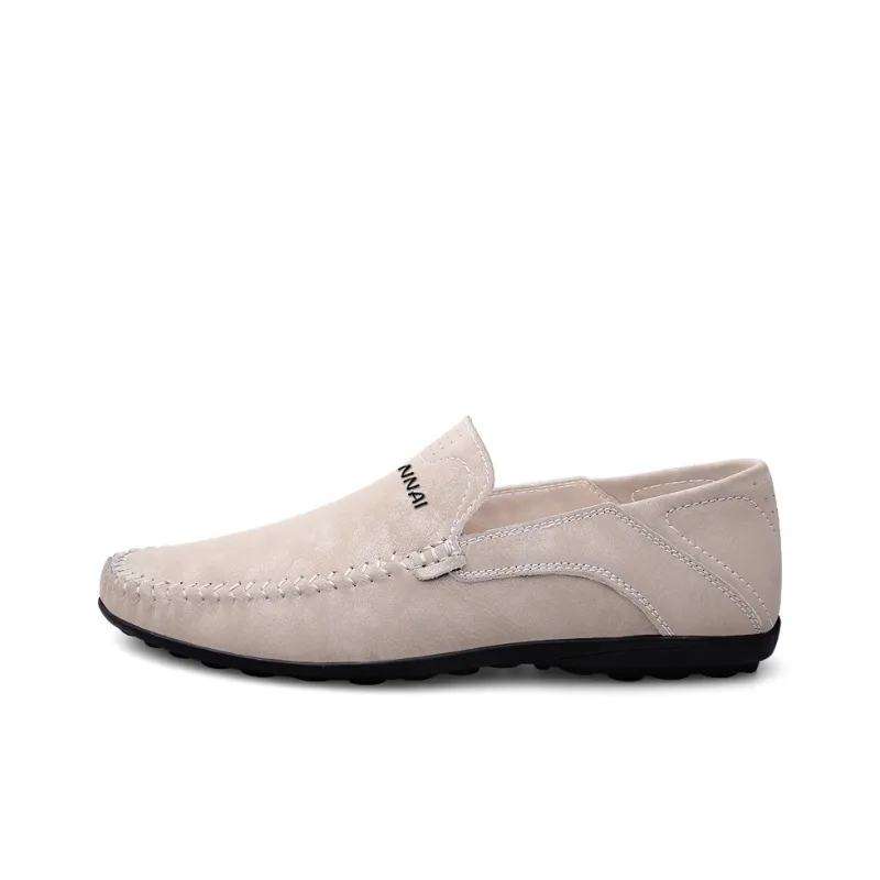Wen Nai Gommino Loafers Men Black/Gray/Yellow Brown-5