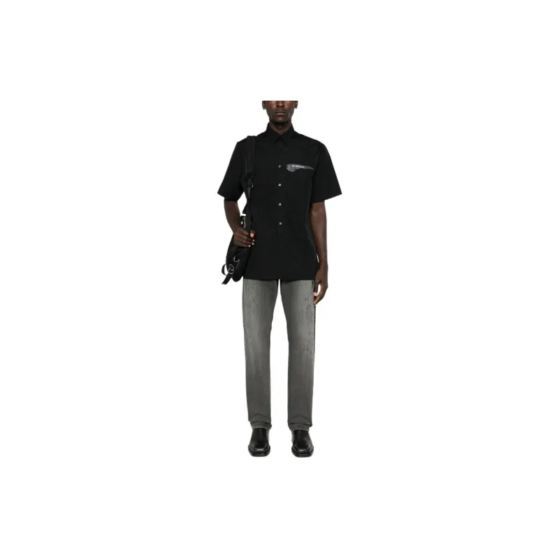 Givenchy Logo embroidered Cotton Shirt-1