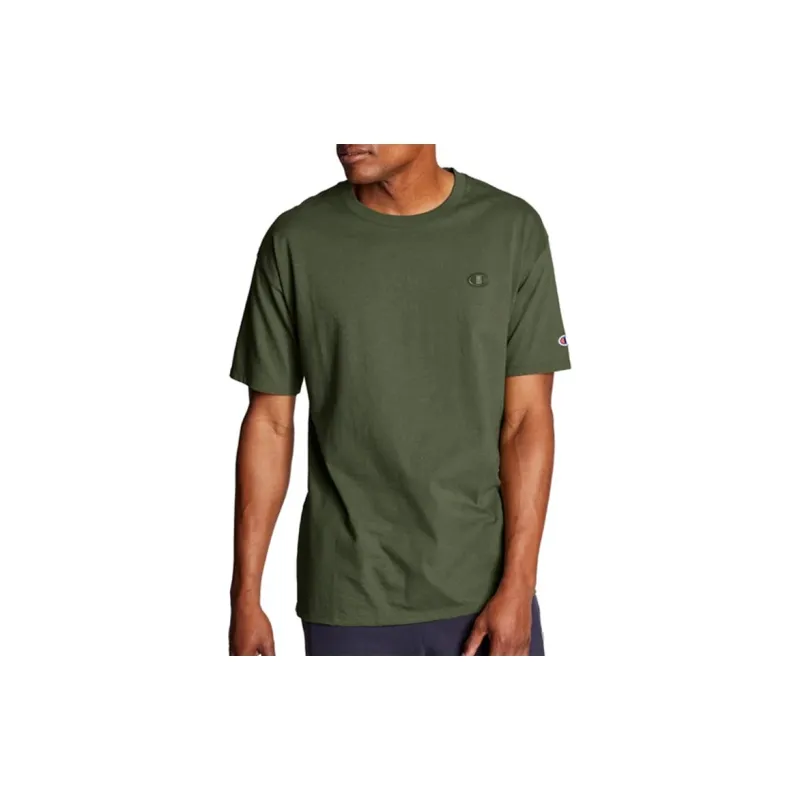 Champion T Shirts Unisex Army Green-2