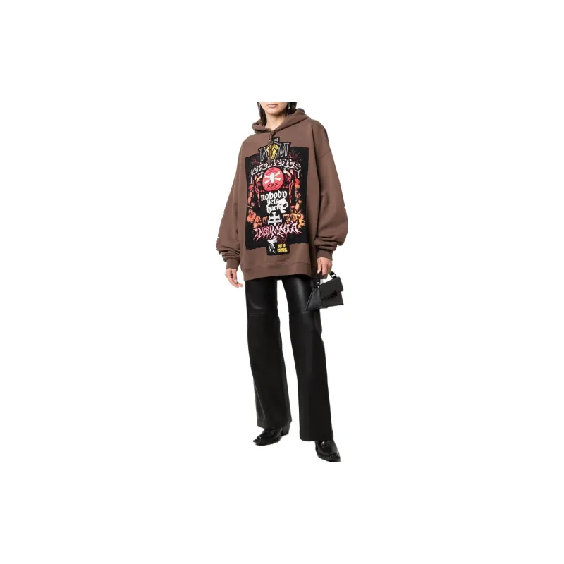 Vetements Metal Patched Logo Hoodie-2