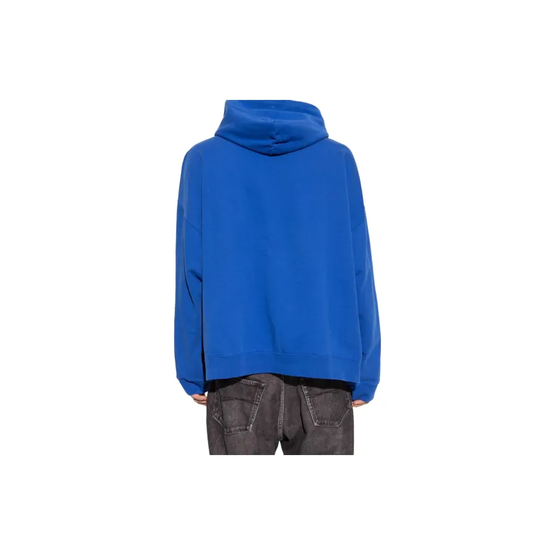 Balenciaga Paris Logo Embroidered Long Sleeved Hoodie-2