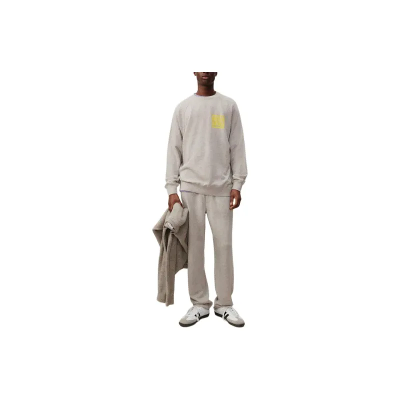 AMERICAN VINTAGE A.M FW24 SWEATSHIRT ZOFBAY Sweatshirt Men's Heather Grey/Stone Grey-1