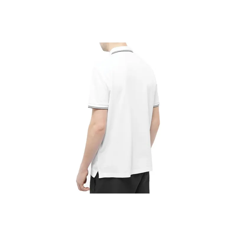 STONE ISLAND Logo Patch Short Sleeved Polo Shirt-2