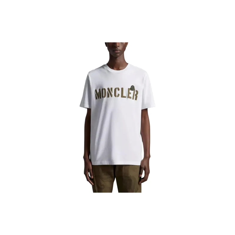 Moncler T Shirts Men White-1