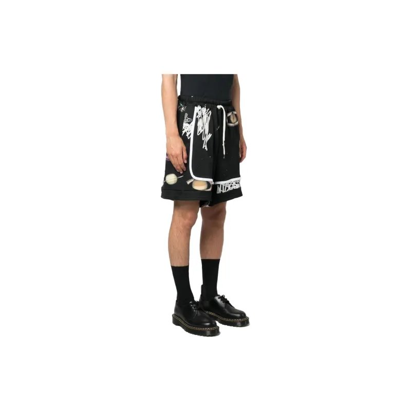 Vivienne Westwood Galaxy Printed Drawstring Knee Length Shorts-5