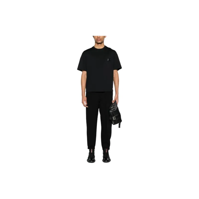 EMPORIO ARMANI Mid rise Track Trousers-1