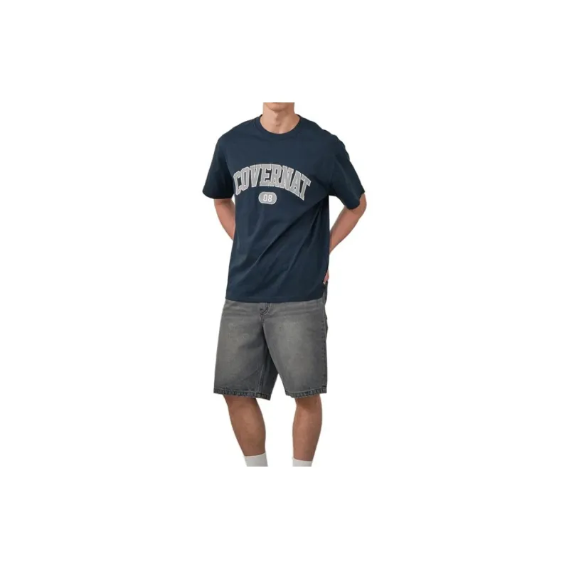 COVERNAT T Shirts Unisex Navy-3