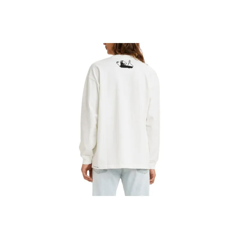 Levis T Shirts Men White-2