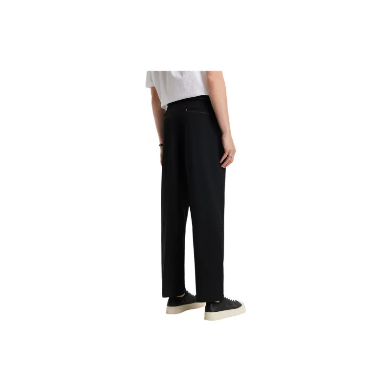 Jiumuwang Men's Pants Expert Spring Suit Trouser Men's Black-5