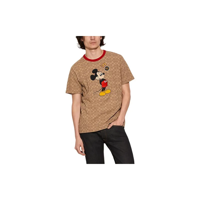 Disney X COACH T-Shirts Men Coffee-1