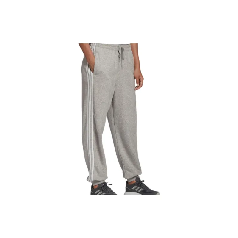 Adidas Knitted Sports Pants Women's Light Gray-3