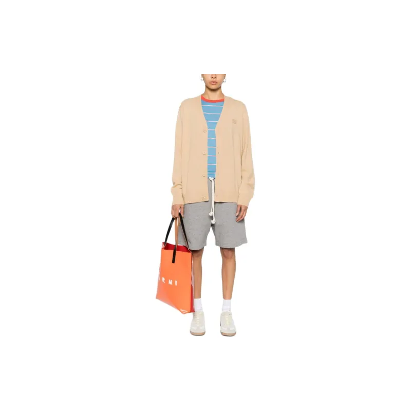Acne Studios Logo Patch Knitted Cardigan-2