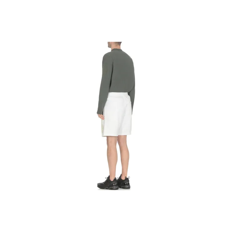 STONE ISLAND Logo Printed Elasticated Waist Shorts-2