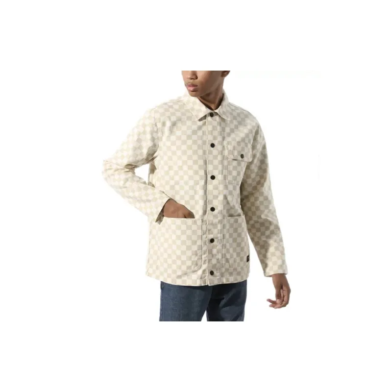 Vans Jackets Men Beige Yellow-1