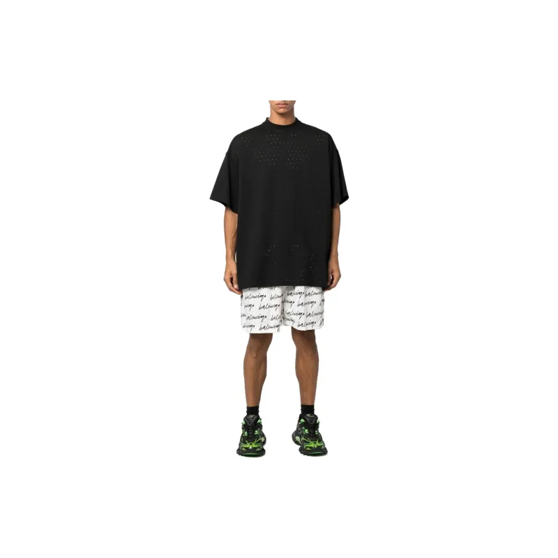 Balenciaga Casual Shorts Men White-1