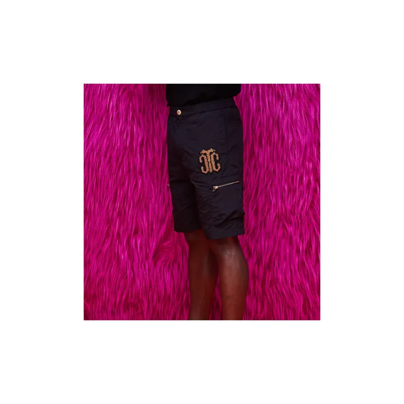 TCH Casual Shorts Unisex Black Base Gold Logo-4