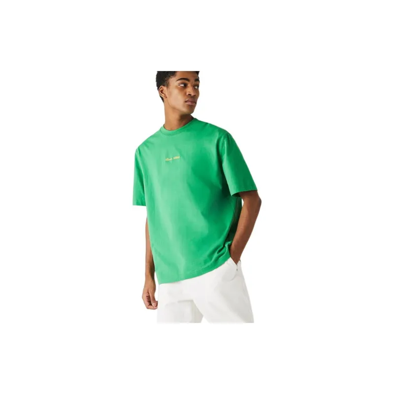 LACOSTE T Shirts Unisex Green-1