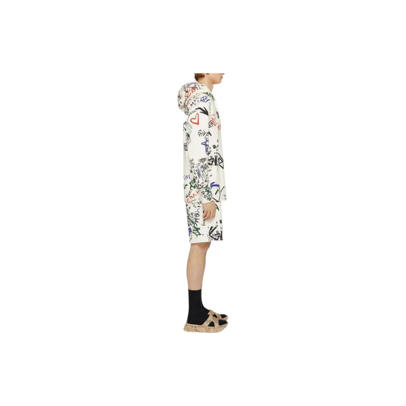 Givenchy All Over Graphic Print Sweatshorts-3