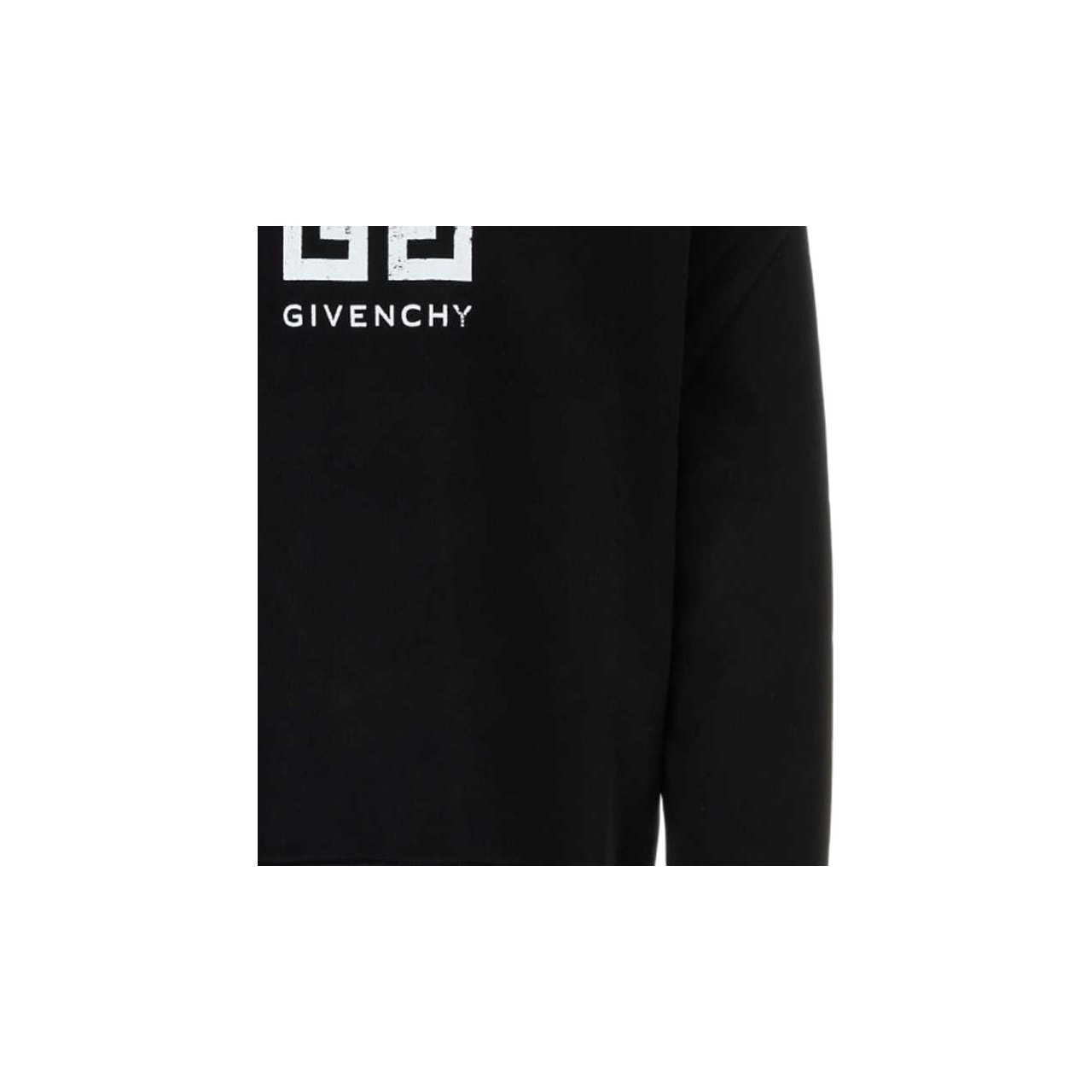 【送料&関税込】Givenchy Logo Printed Crewneck Sweatshirt Givenchy logo-print Sweatshirt | Black | FARFETCH