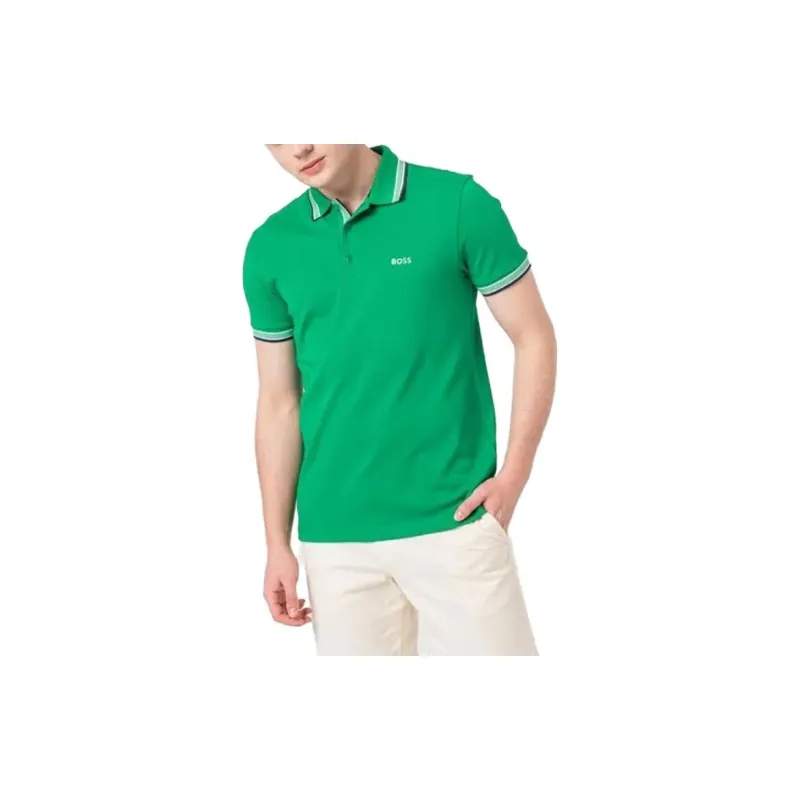 HUGO BOSS Polo Shirts Men Green-2