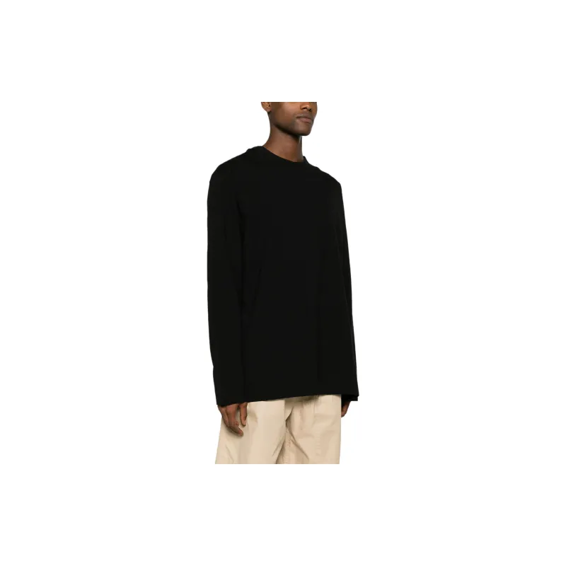 JIL SANDER Side slits Cotton T shirt-3