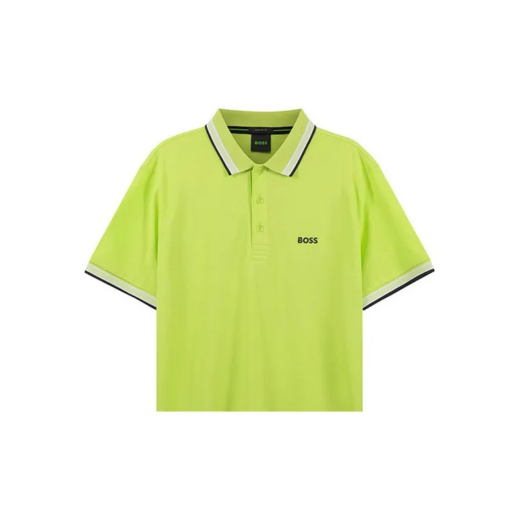 HUGO BOSS Polo Shirts Men Light Green-5
