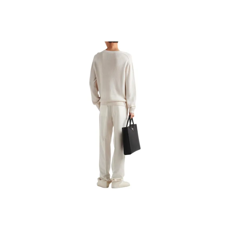 PRADA SS24 Cashmere Sweater Men's White-2