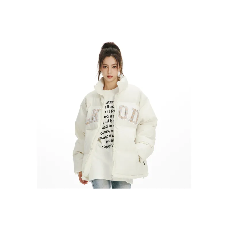 LKOD Puffer Jacket Unisex Milk White-2