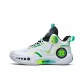 White Green Leather Upper