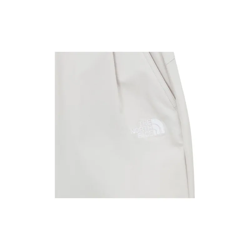 THE NORTH FACE Knitted Sweatpants Women's Gray White-3