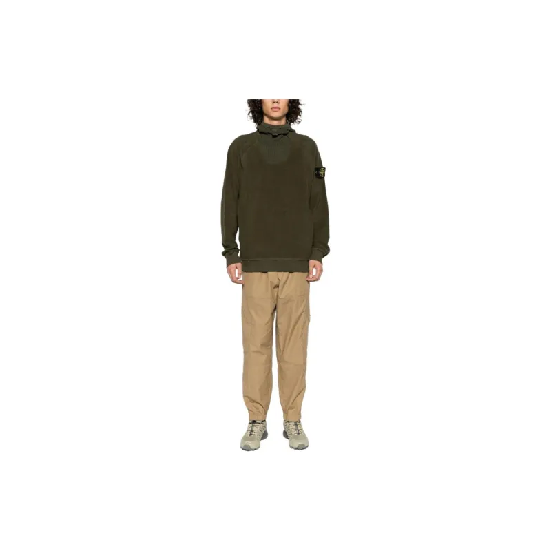 STONE ISLAND Sweatshirt Men's Olive Green-1