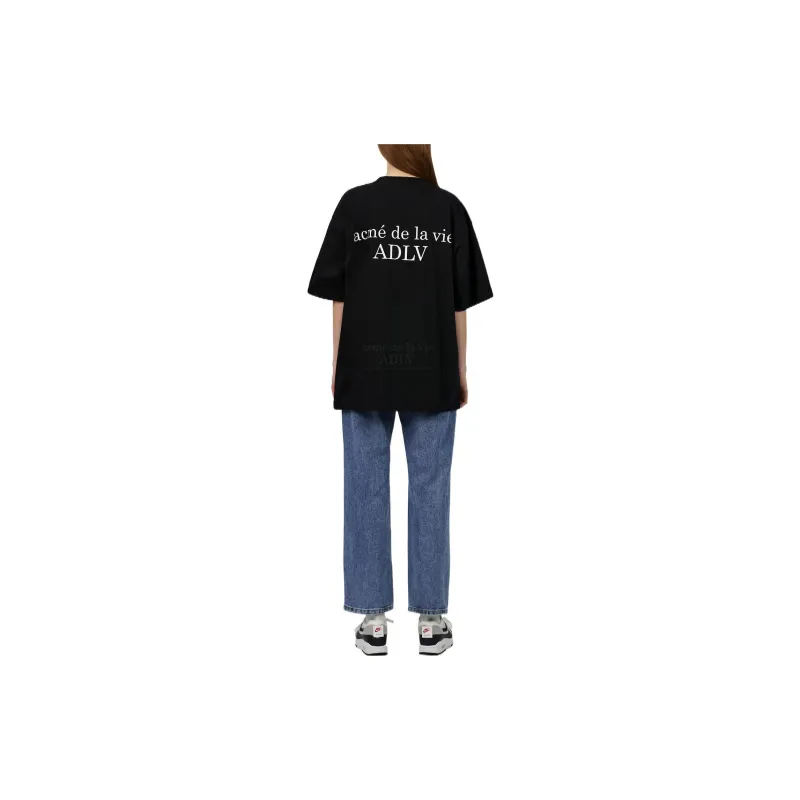 Acme De La Vie/ADLV SS22 Elbow Length Sleeved T Shirt Unisex Black-3