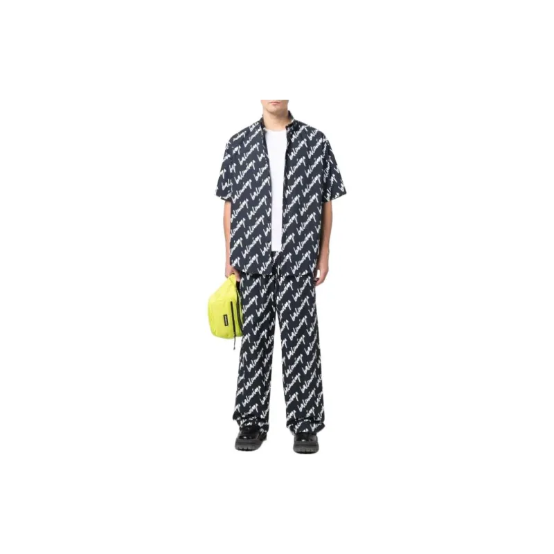 Balenciaga Short Sleeve Large Fit Shirt-1