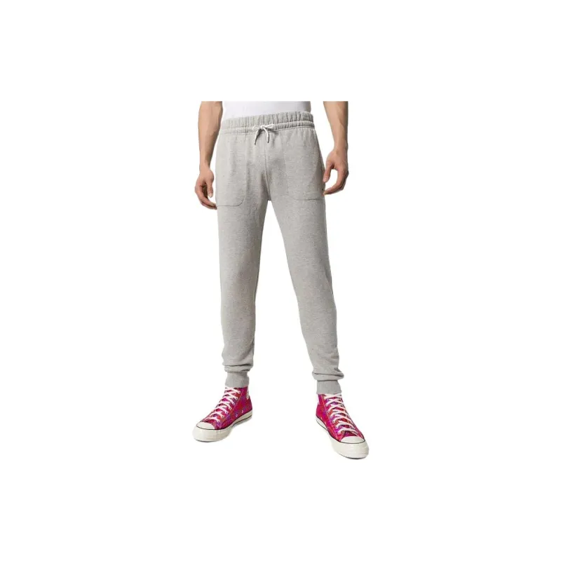 Maison Kitsune Knitted Sweatpants Men Gray-2