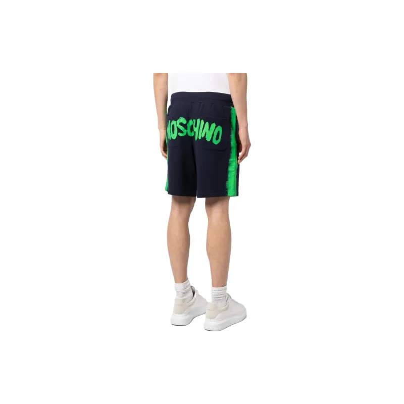 MOSCHINO Logo print Track Shorts-3