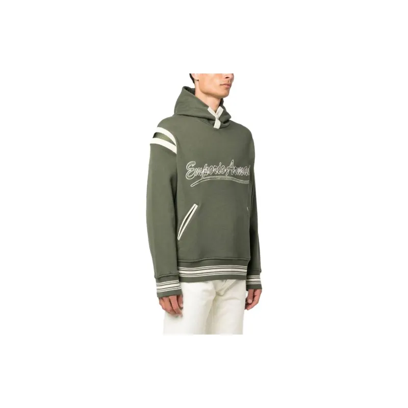 EMPORIO ARMANI Sweaters Men Olive Green-2