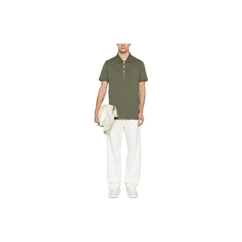 BALMAIN Jacquard Monogram Polo Shirt-2