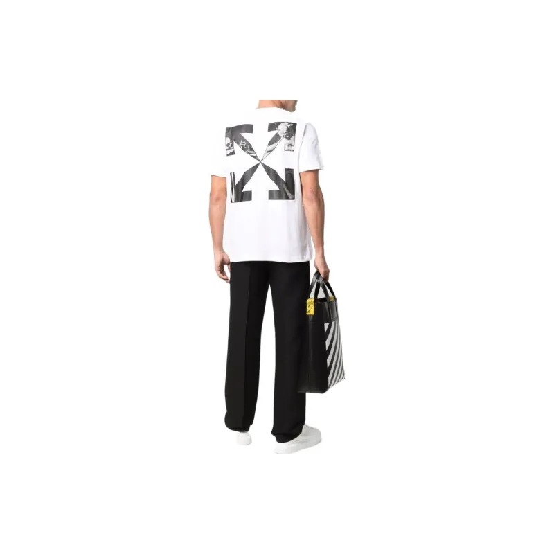 OFF WHITE T Shirts Men White-3