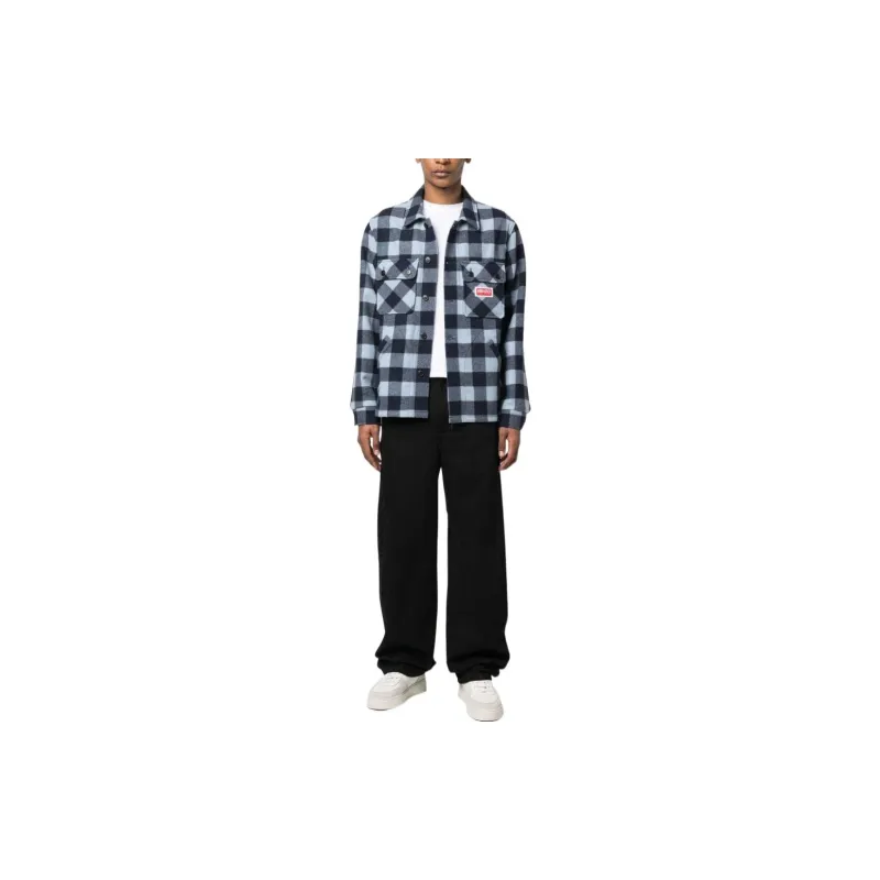 KENZO Shirts Men Sky Blue-1