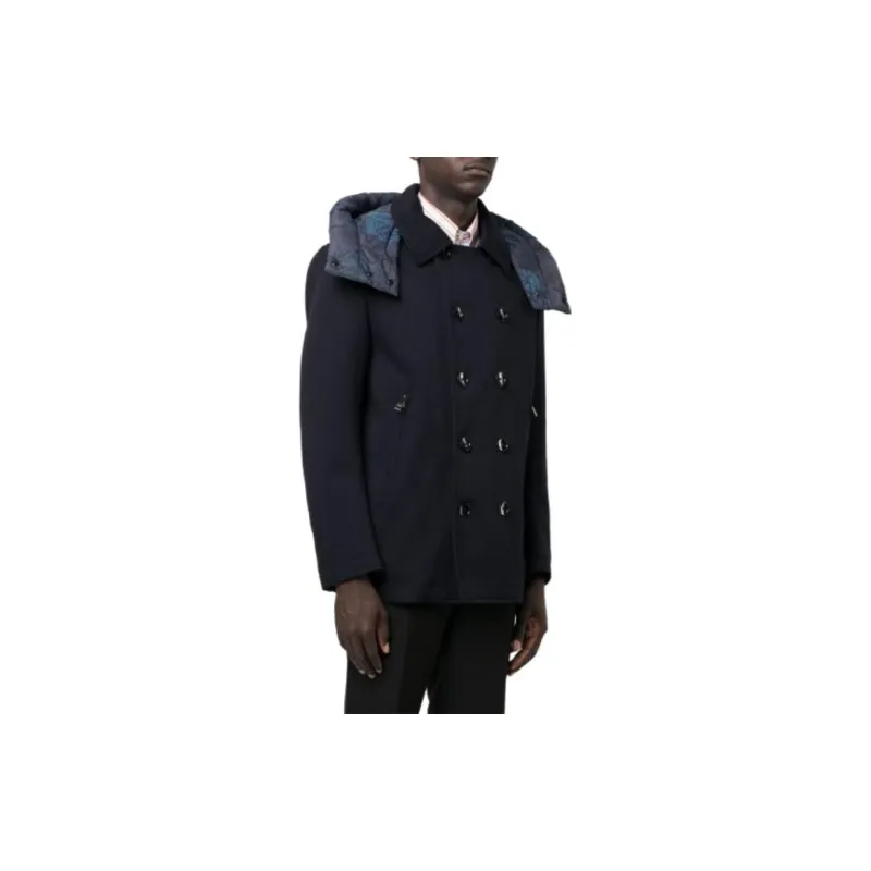 ETRO Double Breasted Long Sleeved Coat-3