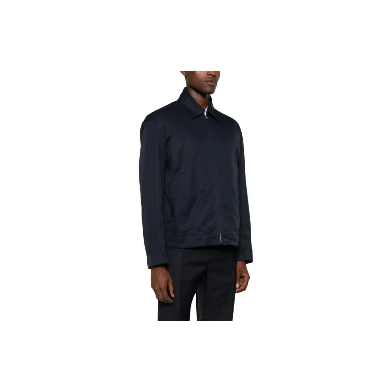 GUCCI Logo embossed Twill Shirt Jacket-3