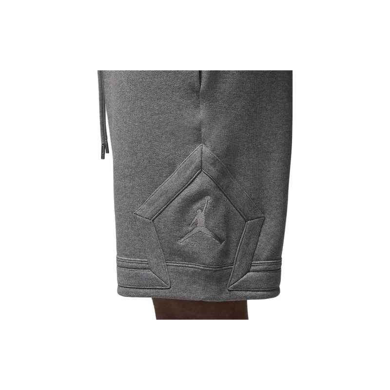 Jordan Fleece Diamond Flight Casual Shorts Men's Carbon Photinia-4